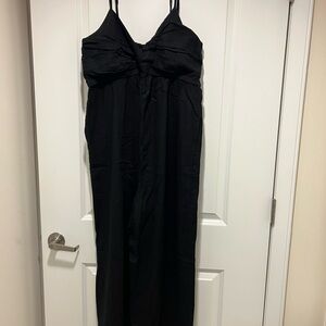OLD NAVY | Oversized Black Linen Jumpsuit | L